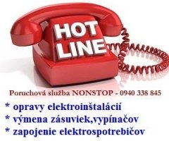 Elektroinštalačné práce a opravy - NONSTOP