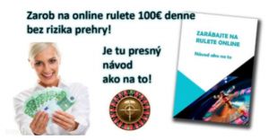 Zarábajte na rulete online (E-book)