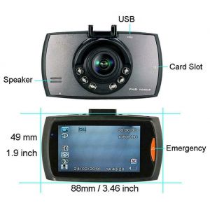 HD kamera do auta s detektorom pohybu a nočným videním - Carcam HD 180