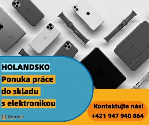 Ponuka práce-skladník/Holandsko/sklad s elektronikou/