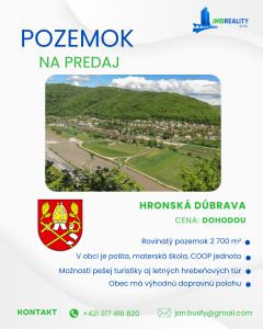 Pozemok v Hronskej Dúbrave